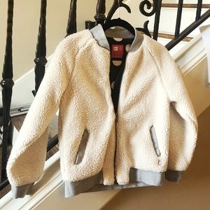 Girls GAP Sherpa fleece jacket